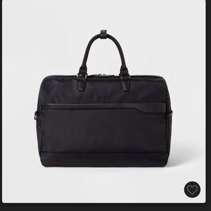 Open Story Black Weekender Bag